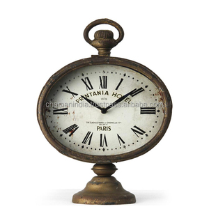 นาฬิกาตั้งโต๊ะโลหะโบราณ - Product Image 1