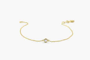 Pulsera Flotante con Diamantes CZ y Cordón, Componente de Joyería Elegante, Coszcalt Exports en FR0201FRT - Product Image 3