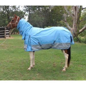 600D imperméable et respirant Combo Tapis de cheval Couverture de cheval d'hiver avec remplissage en coton Intelligent et pratique - Product Image 4