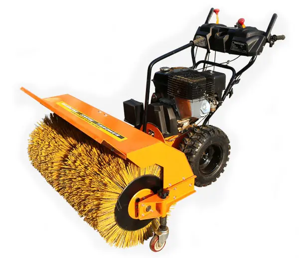 Walk-ประเภทกวาดแผนที่แปรงสำหรับ Snow Blower หิมะทำความสะอาดเครื่อง