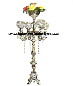 Candelabro de Aluminio Dorado de Primera Calidad, Estilo Barroco, Repujado, Ecológico, Hecho a Mano, Tamaños Personalizados, Tazón Brillante para Velas de Té - Product Image 3