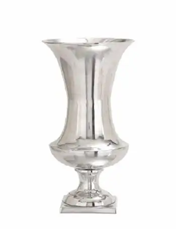 ALUMINIUM PREMIUM BLUMENVASE & TÖPFE HAUS & GARTEN RAUM DEKORATIVE SILBER VASE UND SÄULEN BLUMENHALTER