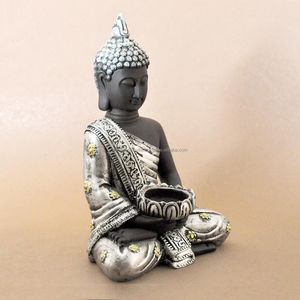 Gran estatua de Buda meditando, escultura espiritual de resina polivinílica al por mayor para el hogar, el jardín o la decoración del espacio de meditación - Product Image 2