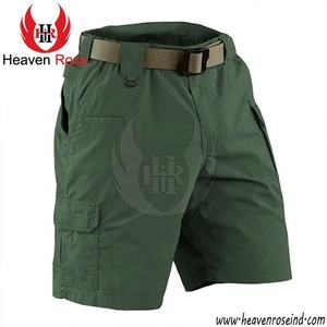 Couleur kaki multi-usages Logo personnalisé Cargo Classic Cargo Stretch Short grandes et grandes tailles Custom Cargo Hip-hop Pocket Pant Shorts - Product Image 4