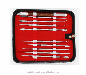 Kit d'outils de sculpture dentaire en cire, ensemble de 10 pièces, instruments de couteau de sculpture chirurgical pour dentiste, pour usage en laboratoire - Product Image 2