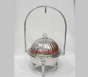 Plat de chauffe-plat argenté pour les États-Unis fabriqué en Inde - Product Image 1