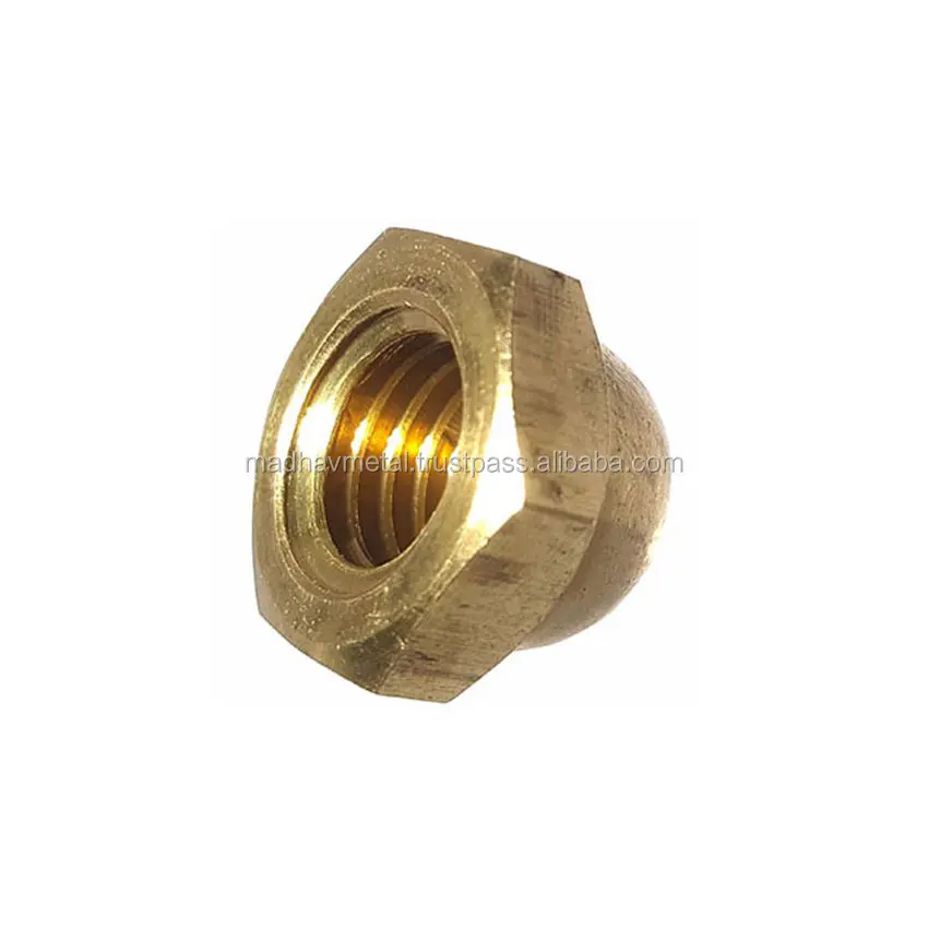 High Precision Brass Flange Nut High Quality Phillips Flat Head Fine Thread Bolt Brass Screw