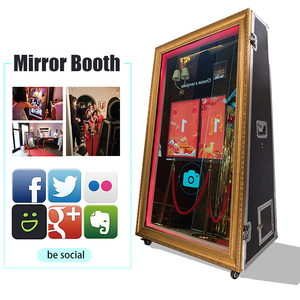 Quiosco de fotografía multiinteractivo inteligente, estación de selfie digital, <span class=keywords><strong>fotomaton</strong></span>, <span class=keywords><strong>espejo</strong></span> mágico, cabina de fotos 65 - Product Image 1