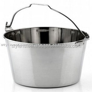 Cubo de agua de acero inoxidable para el hogar, Cubo de fregona de alta calidad, barato - Product Image 2