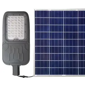 电池锂离子太阳能电池板分离 LED 太阳能路灯 30 W/40 W/50 W/ 60W IP65 户外街道照明