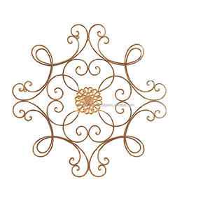 De Metal decoración de la pared de espejo en final de plata antiguo - Product Image 3