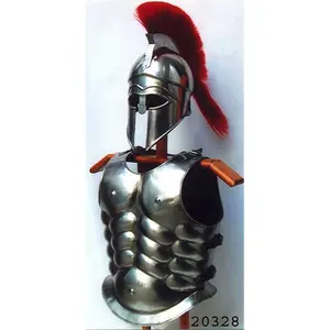 Griekse Spier Armor Set W/Korinthische Helm Pruim