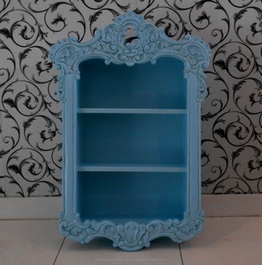 Classique En Bois Sculpté CD Rack Meubles - Product Image 4