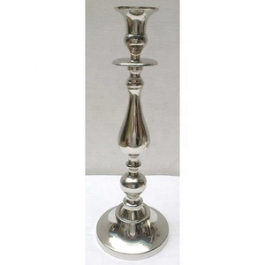 Bougeoir de pilier en aluminium de vente chaude pour la décoration et la décoration de maison de Noël de mariage - Product Image 1