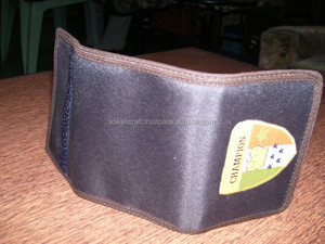 Champion Embroidered Trifold <b>Wallet</b> Unisex PU Material Fashion Short Fold Closure Daily Use 7 Inch Card <b>Holder</b> - Product Image 5