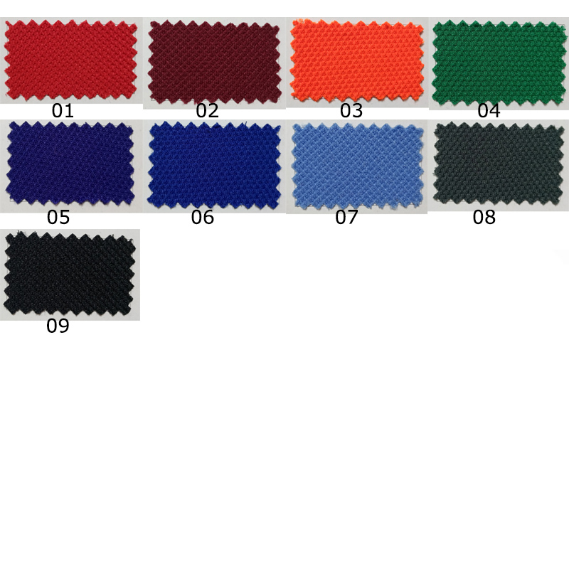 Rouge, bleu, vert, noir, etc