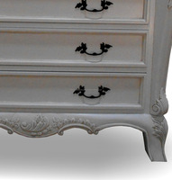 Muebles Franceses Pintados - Cómoda Provincial Antigua, Fabricante de Muebles de Indonesia por Dwira Jepara Furniture.