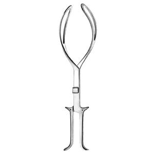 Forceps Obstétricaux Kielland, Instruments Chirurgicaux à Serrage Manuel, Acier Inoxydable Métal - Product Image 1