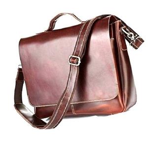 Bolso tipo mensajero para ordenador portátil, elegante bolsa de hombro de cuero para chica - Product Image 3