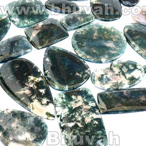 Cabujón de Ágata Musgosa Natural de la Más Alta Calidad, Más Vendido y con Excelente Valoración - Product Image 2