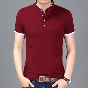 เสื้อผู้ชายแบบ OEM สั่งทำพิเศษ ผ้าฝ้ายถัก 100% ระบายอากาศได้ดี เป็นมิตรกับสิ่งแวดล้อม น้ำหนัก 220 กรัม สำหรับเสื้อเชิ้ต ดีไซน์สีสันสดใสล่าสุด - Product Image 2