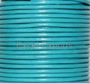 Cordón trenzado de cuero de primera calidad, accesorios para hacer pulseras y collares, alambre de abalorios para bolsos y cinturones - Product Image 2