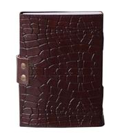 Journal en cuir véritable gaufré à la main de Dragon motif peau de Crocodile doux A5 cahier de bureau fournitures scolaires journal intime en papier vierge