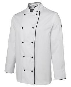 Men Chef Shirt Overall Uniform Clothes Double-breasted <b>Black</b>/<b>White</b> all Colors Customized Design by WS INTERNATIONAL - Product Image 5