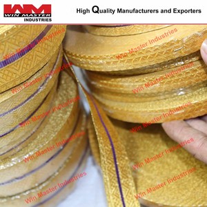 2021 Customized Size Lace <b>Trimming</b> <b>Beaded</b> Border with Galloons and Ribbon Feather Braids for Shoes Garments Bags Decoration - Product Image 6