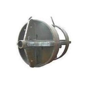 Earth <b>Auger</b> Bit Metal <b>Drill</b> Head Black Circular Cutting Tool for Soil Drilling - Product Image 1