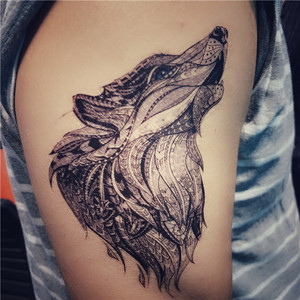 รอยสักชั่วคราว<span class=keywords><strong>ลาย</strong></span><span class=keywords><strong>จิ้งจอก</strong></span>สีสันสดใสมีชีวิตชีวาสำหรับผู้หญิงผู้ชายเด็กผู้หญิงวัยรุ่นผู้ชาย - Product Image 3