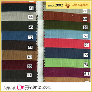 Velours côtelé en coton, tissu solide, couleur unie, bleu, 21W, 57/58 pouces, offre spéciale - Product Image 2