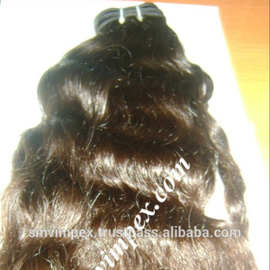 Super Venta de materias primas de la extensión del pelo de la mejor venta de cabello humano remy waft - Product Image 2