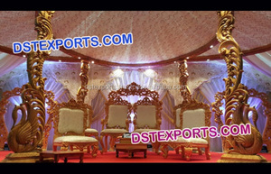 Chaises de mariage Bollywood au design dernier cri 2018, fabricant de belles chaises de mariage, chaises de mariage à vendre au Royaume-Uni et aux États-Unis - Product Image 3