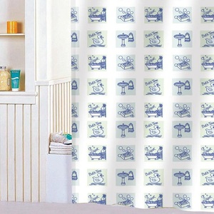 ม่านห้องน้ำพิมพ์ลายดอกไม้สำหรับใช้ในห้องน้ำผู้จำหน่ายในอินเดีย - Product Image 3