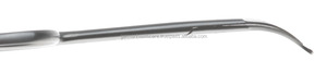 Ciseaux de stomie incurvés avec des pointes émoussées Ciseaux de stomie pour sac de colostomie Plaque de base de stomie Ciseaux de stomie chirurgicaux en acier inoxydable - Product Image 3