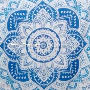 Ropa de cama Mandala Floral Tapiz Tamaño doble Colgante de pared Algodón Hecho a mano Hermoso impreso Color múltiple por Consignadores indios - Product Image 3
