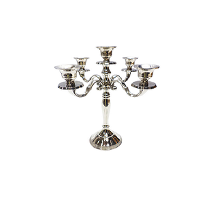 Bougeoir en aluminium doré de qualité supérieure Porte-bougie en métal en boîte pour les fêtes de mariage Banquets d'hôtel Inde Autre - Product Image 2