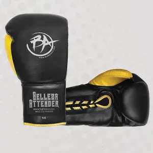Pro Estilo de Couro ou rexine Luvas Saco de Boxe Luvas de Treinamento de fornecedor por atacado 2017 novo design kicking boxing glove