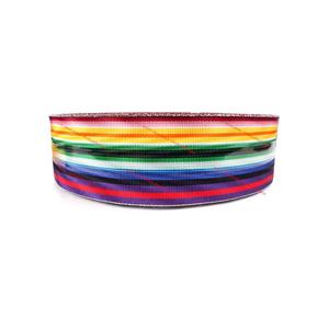 En gros Arc-en-Ciel Imprimé Gros-Grain Rubans Moirés Royale Arche Mariner (RAM) Agents Collier Ruban de Ceinture - Product Image 2