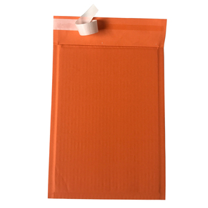 Tùy Chỉnh Orange Phân Hủy Sinh Học Sóng Độn 100% Tái Chế Kraft Mailer Phong Bì - Product Image 3