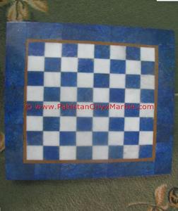 Juegos de Ajedrez de Lapislázuli, Piedra Preciosa Natural, Artesanía - Product Image 2