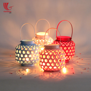 Marco de linterna de bambú/portavelas de Bambú - Product Image 2