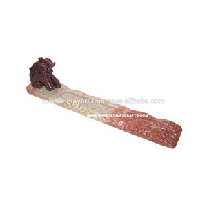 Porte-encens en pierre ollaire, style antique - Product Image 1