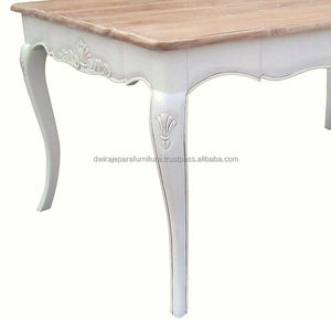 Classic Furniture Indonesia - <b>Painted</b> French Furniture Dining <b>Table</b> of Dining Room Furniture Set. - Product Image 4