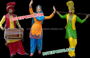 Estatua de Baba con juego para niños, estatua de fibra de cultura, Punjabi, Bhangra - Product Image 6