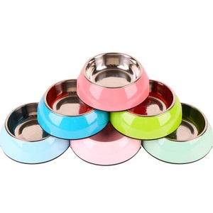 king International Small Size Pet Bowl Stainless Steel Melamine <b>Cat</b> Dog Puppy Food Feeder Dish Bowls Pets Empire - Product Image 4