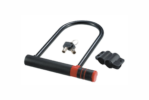 बाइक ताला हथकड़ी के साथ भारी शुल्क यू ताला और माउंट धारक के साथ स्टील केबल साइकिल बाइक ताला - Product Image 3