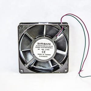 Ventilador Axial DC Sin Escobillas D12738-C 127x38mm 12V 24V 48V - Product Image 4