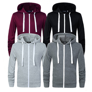 Sweat à capuche 100% coton pour hommes, logo personnalisé, sweat-shirt noir, blanc uni, 80% coton polyester, xxxxl, 20% - Product Image 3